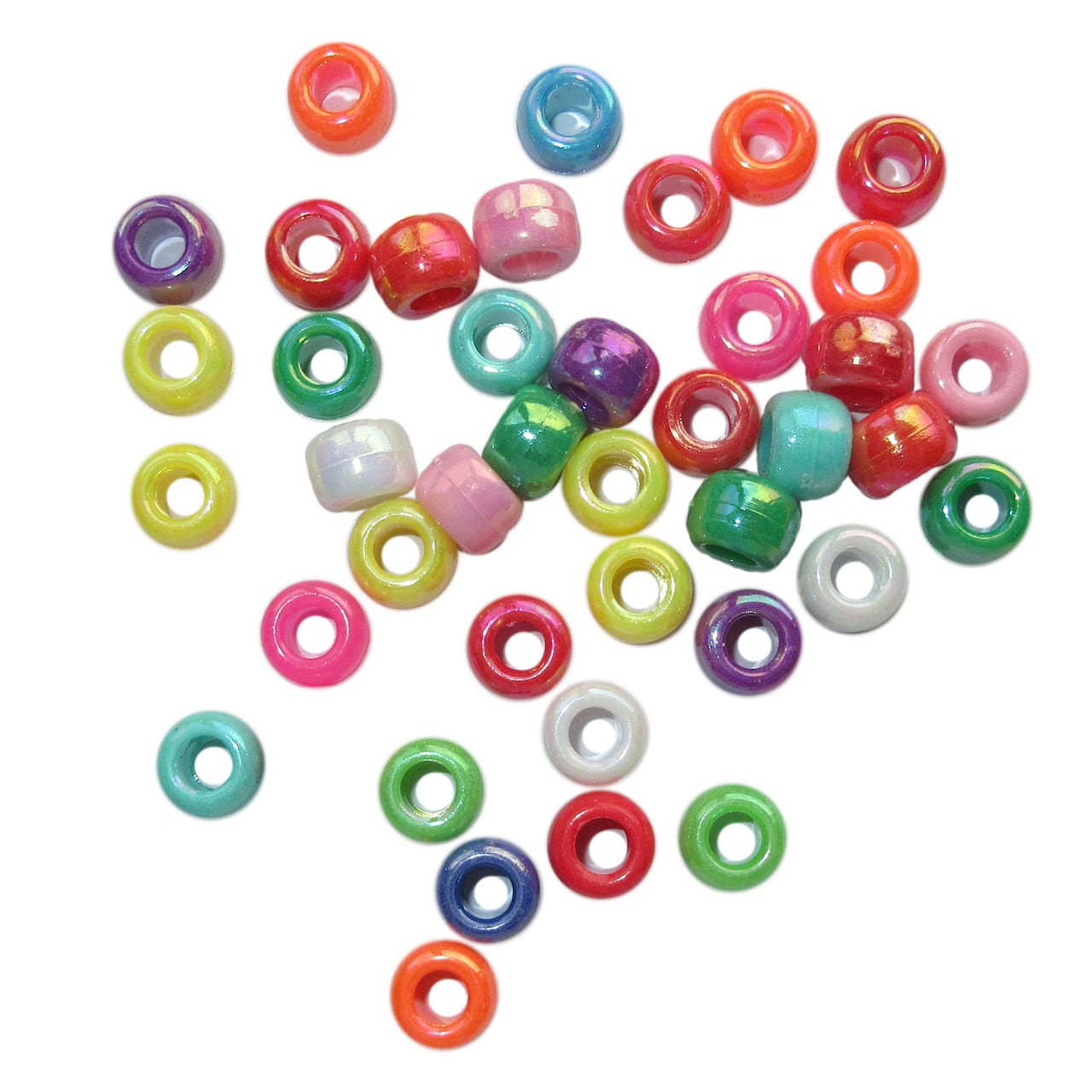 Multicolor Pony Beads by Creatology&#x2122;, 6mm x 9mm